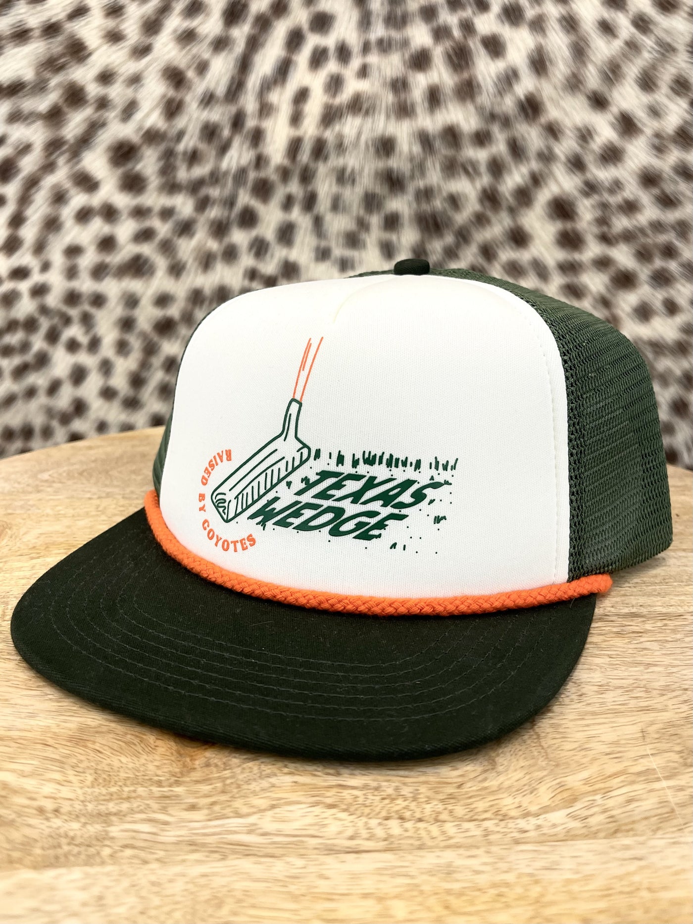 Raised by Coyotes Texas Wedge Hat
