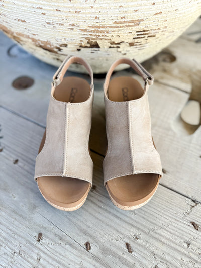 Corky’s Carley Camel Wedge