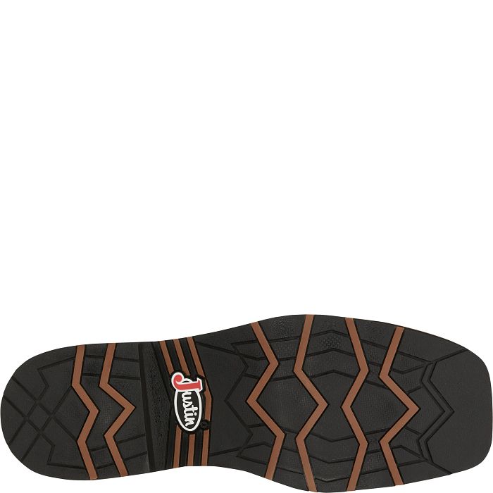 Justin MNS Bolt Pecan Black Water Buffalo SE4113