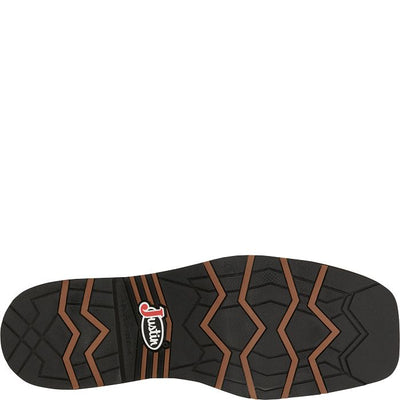 Justin MNS Bolt Pecan Black Water Buffalo SE4113