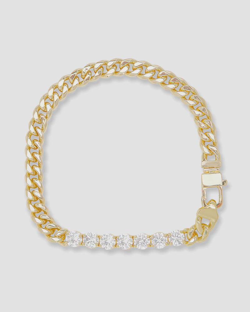Julian Loves Diamonds Bracelet Gold