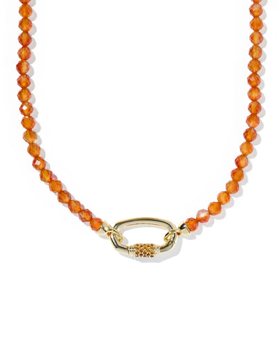 KS Emery Beaded Strand Neck Gold
