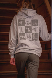 LG Heather Gray Brushwood Hoodie - Southern Moments