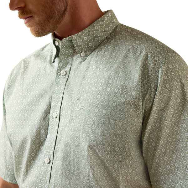 Ariat Men's Laurel Green Southwest Print Classic Shirt 10073697