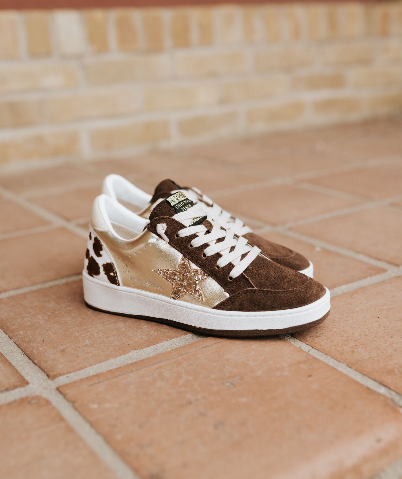 Denisse 55 Washed Gold/Brown
