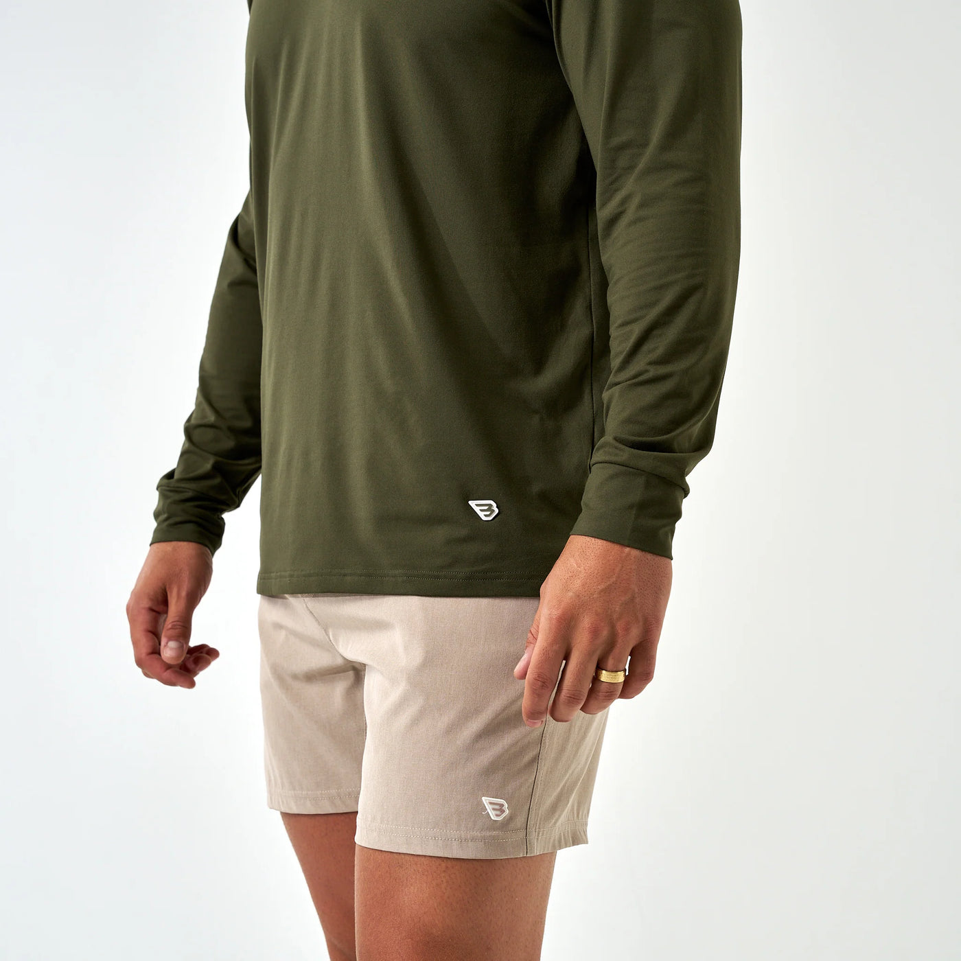 Burlebo LS Mallard Green Go To Tee