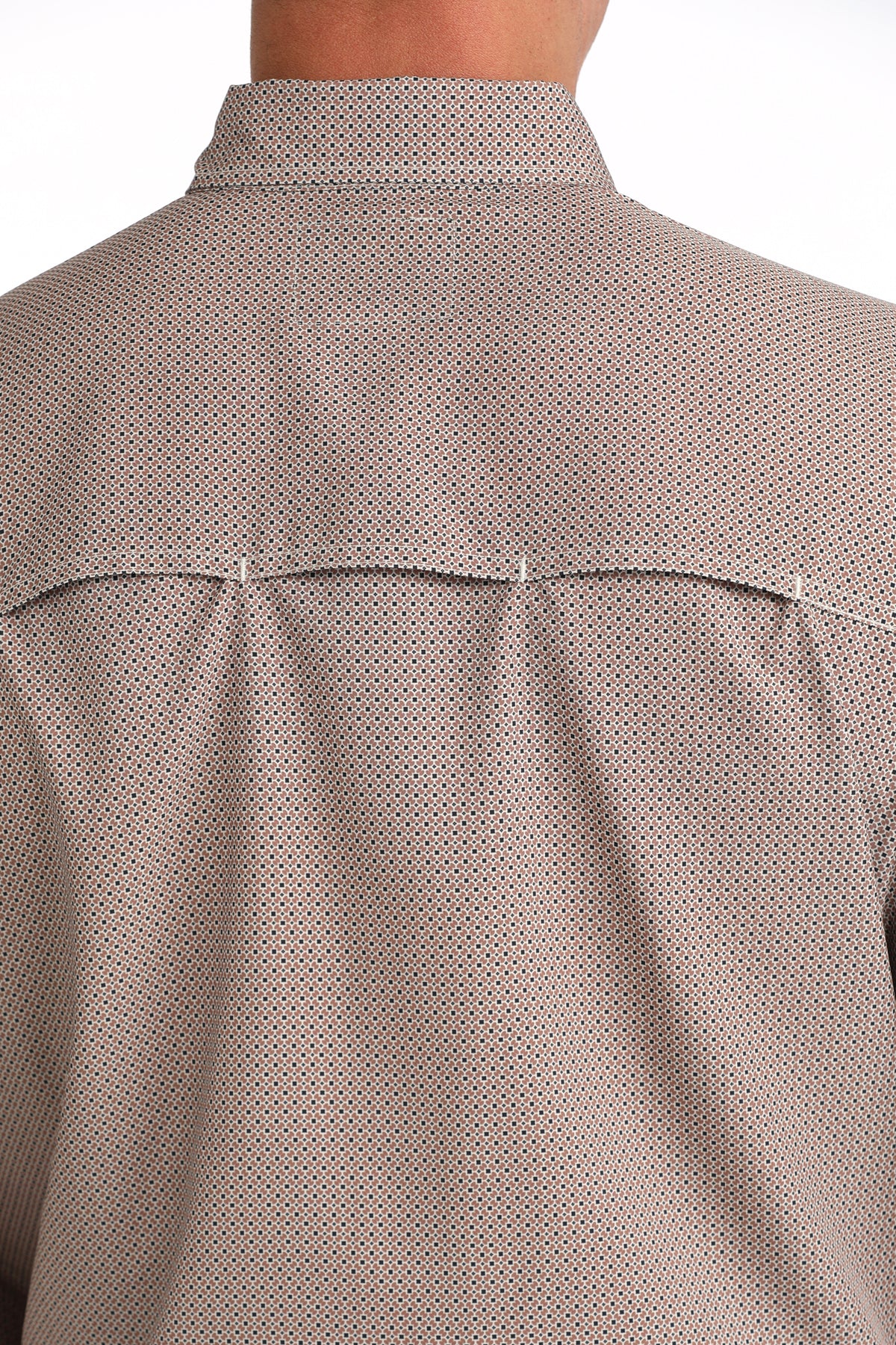 Cinch Arenaflex SS Print Shirt Brown MTW1725006