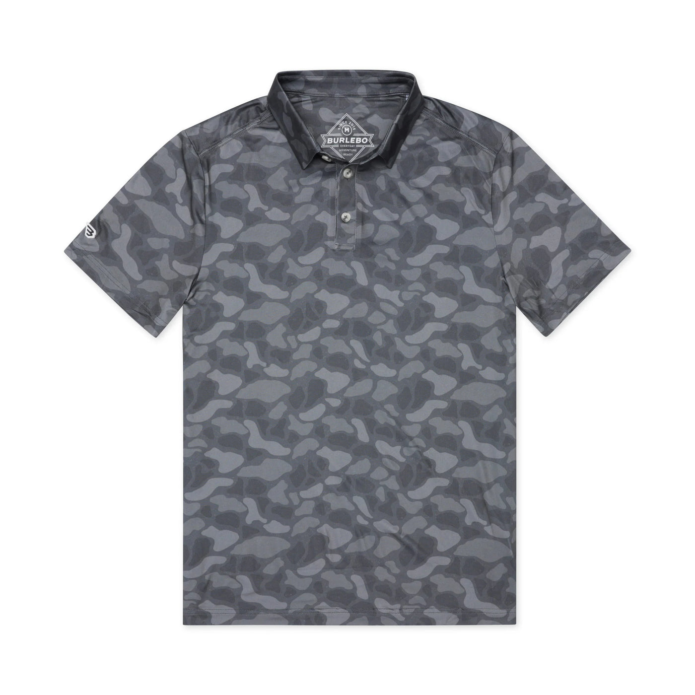 Burlebo Stone Camo Performance Polo