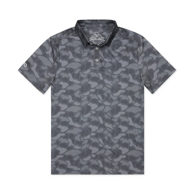 Burlebo Stone Camo Performance Polo