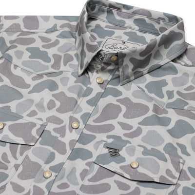 Burlebo Classic Deer Camo Performance Western Shirt