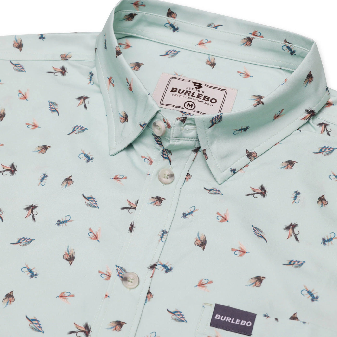 Burlebo Tying Flies Performance Button Up