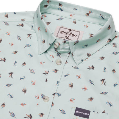Burlebo Tying Flies Performance Button Up