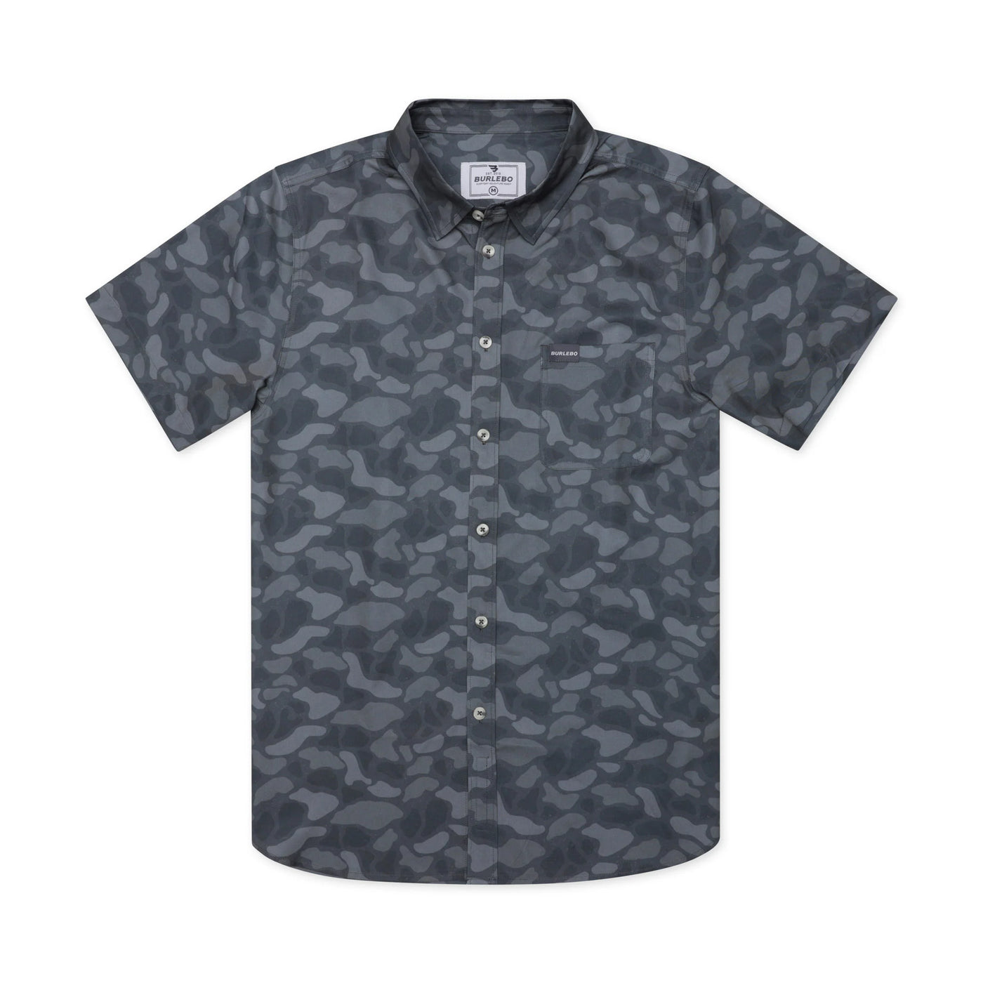 Burlebo Stone Camo Performance Button Up