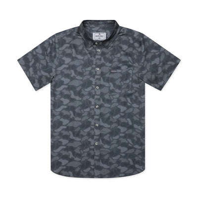 Burlebo Stone Camo Performance Button Up