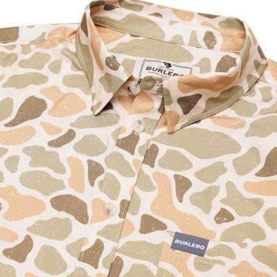 Burlebo Venado Camo Performance Button Up