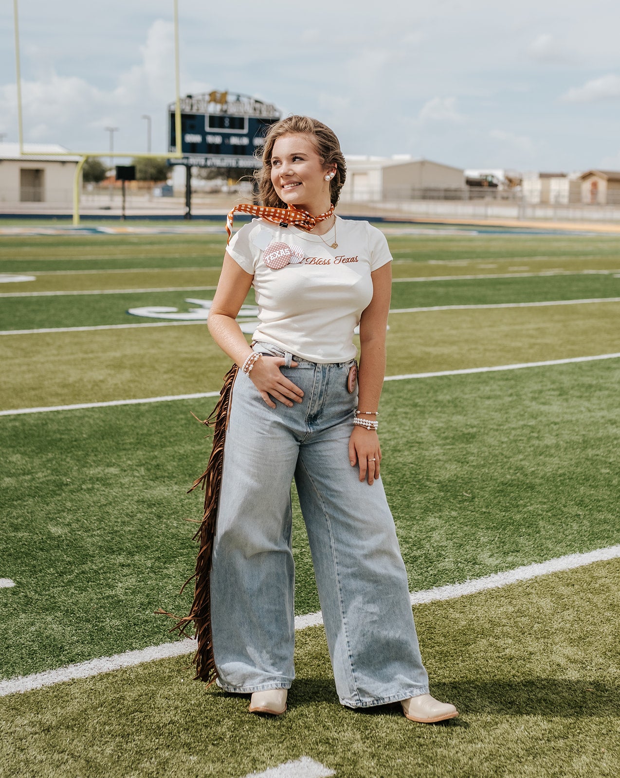 God Bless Texas Baby Tee