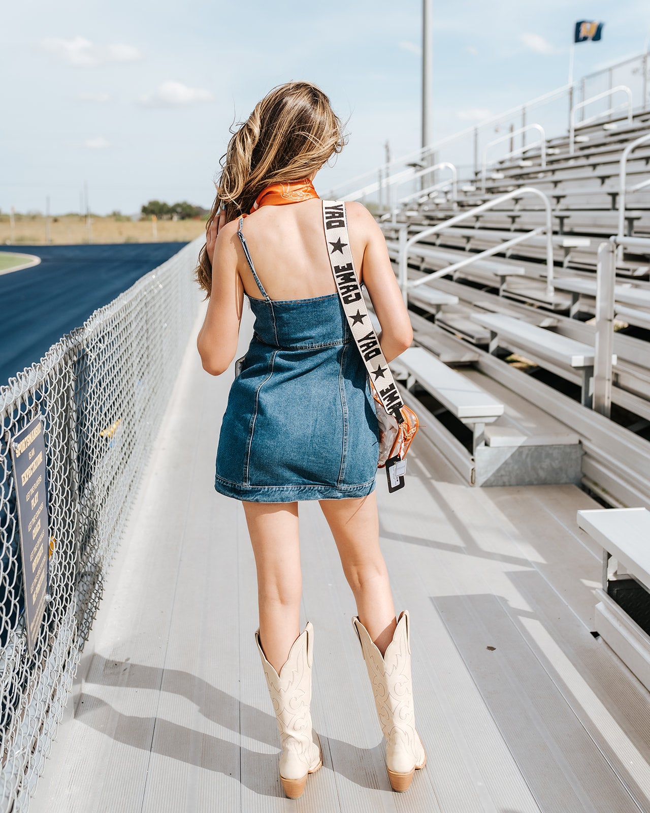 Denim & Lace Button Down Mini Dress A4615D