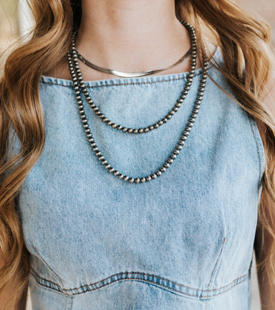 Prague Light Wash Denim Mini Dress N1905D-1