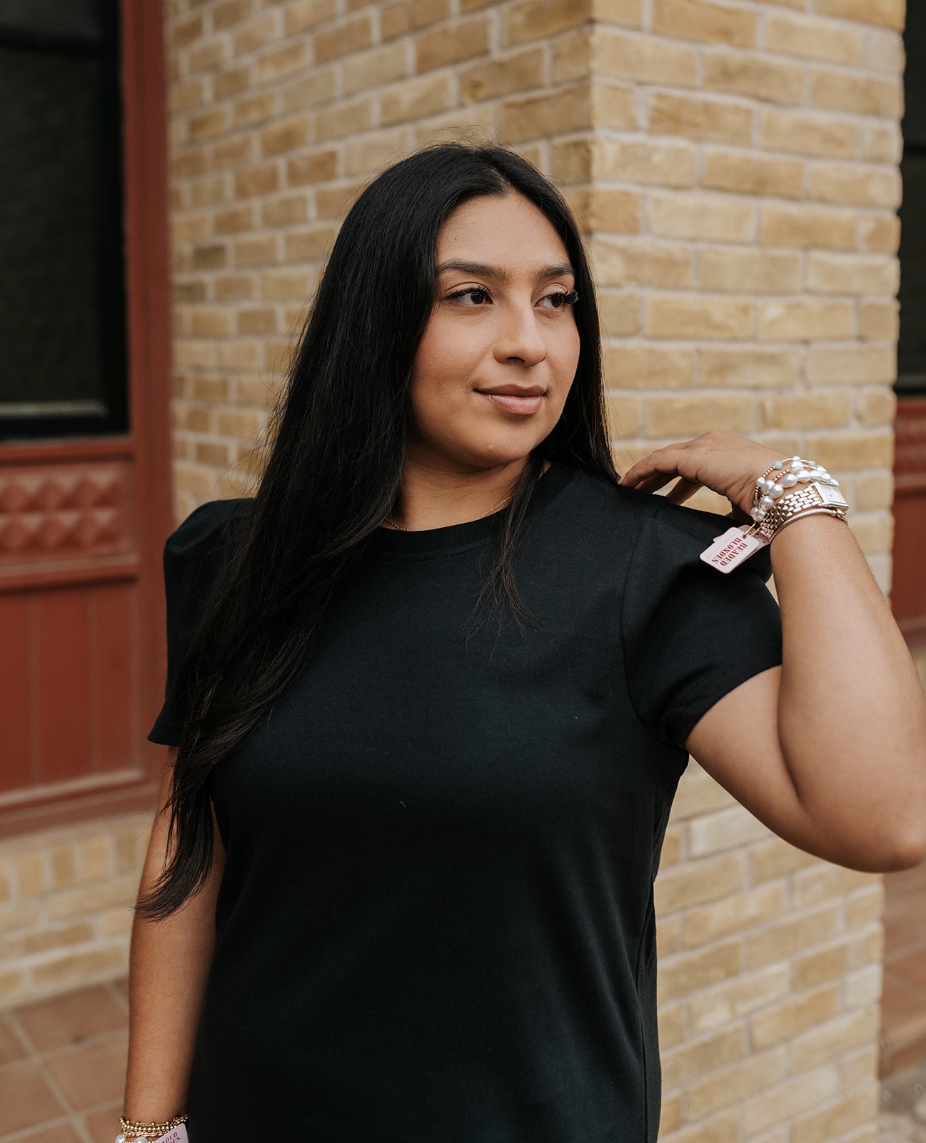 Black Carolina T-Shirt Dress