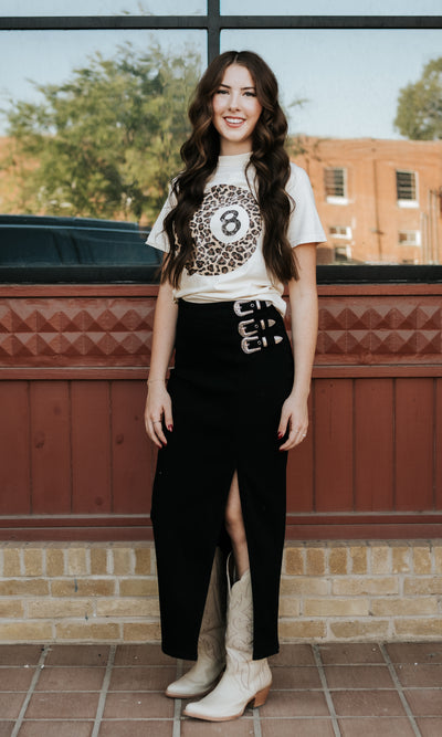 Leopard 8 Ball Tee