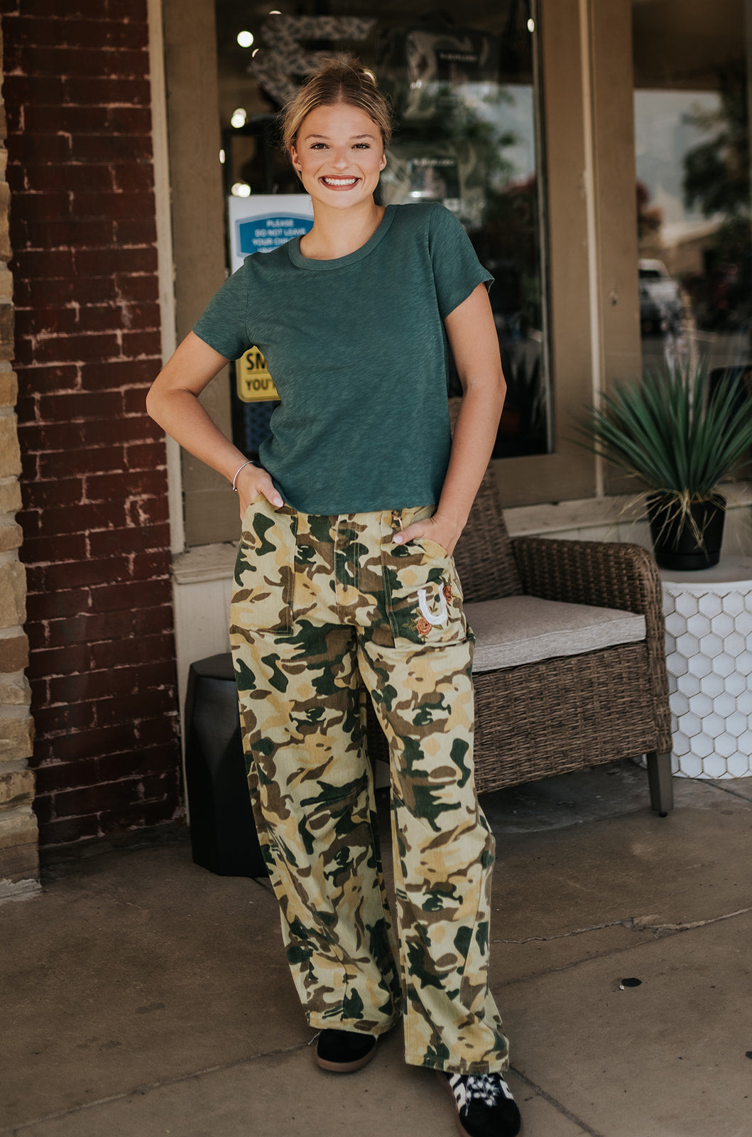 Junie Emerald Cove Slub Tee ZT262980