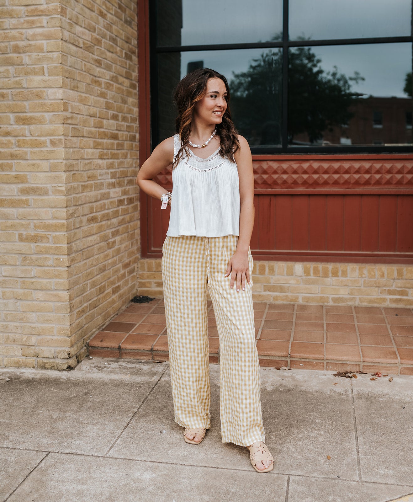 White Masali Sleeveless Top