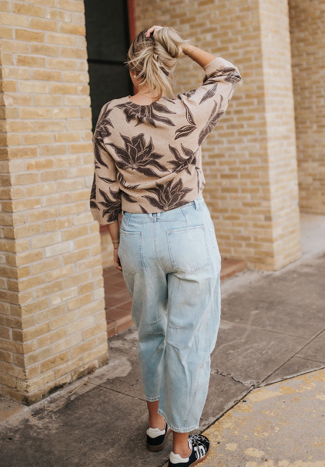 Valor Floral Cardigan Soft Ecru ZW263311