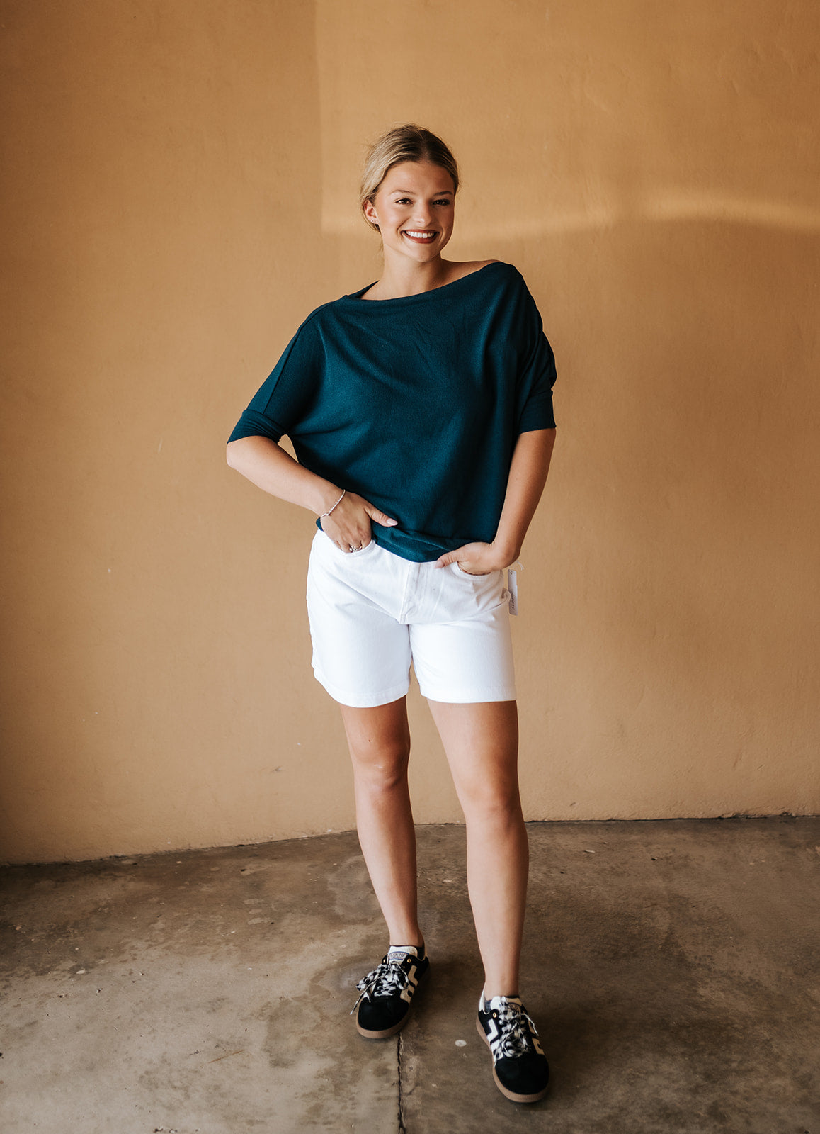 Teal Anywhere Top SF3037