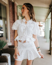 Eloise Off White Blouse S2673T