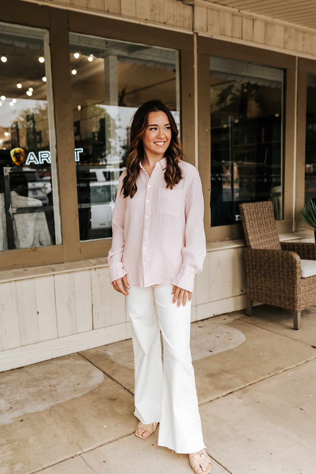 Pale Lilac Gaia Top