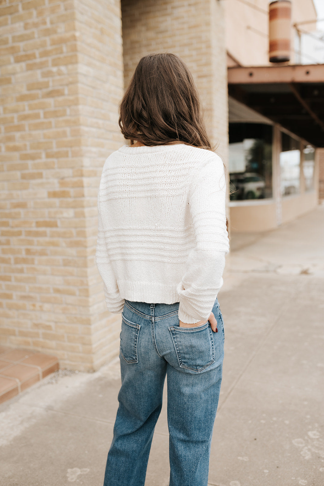 Between the Lines Cardigan Crystal  ZW253361