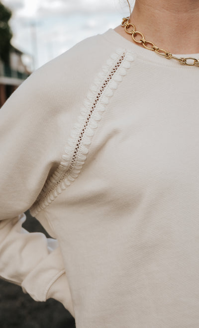All Around Sweatshirt Crystal ZT253250