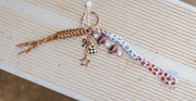 Brown Game Day Football Bag Charm