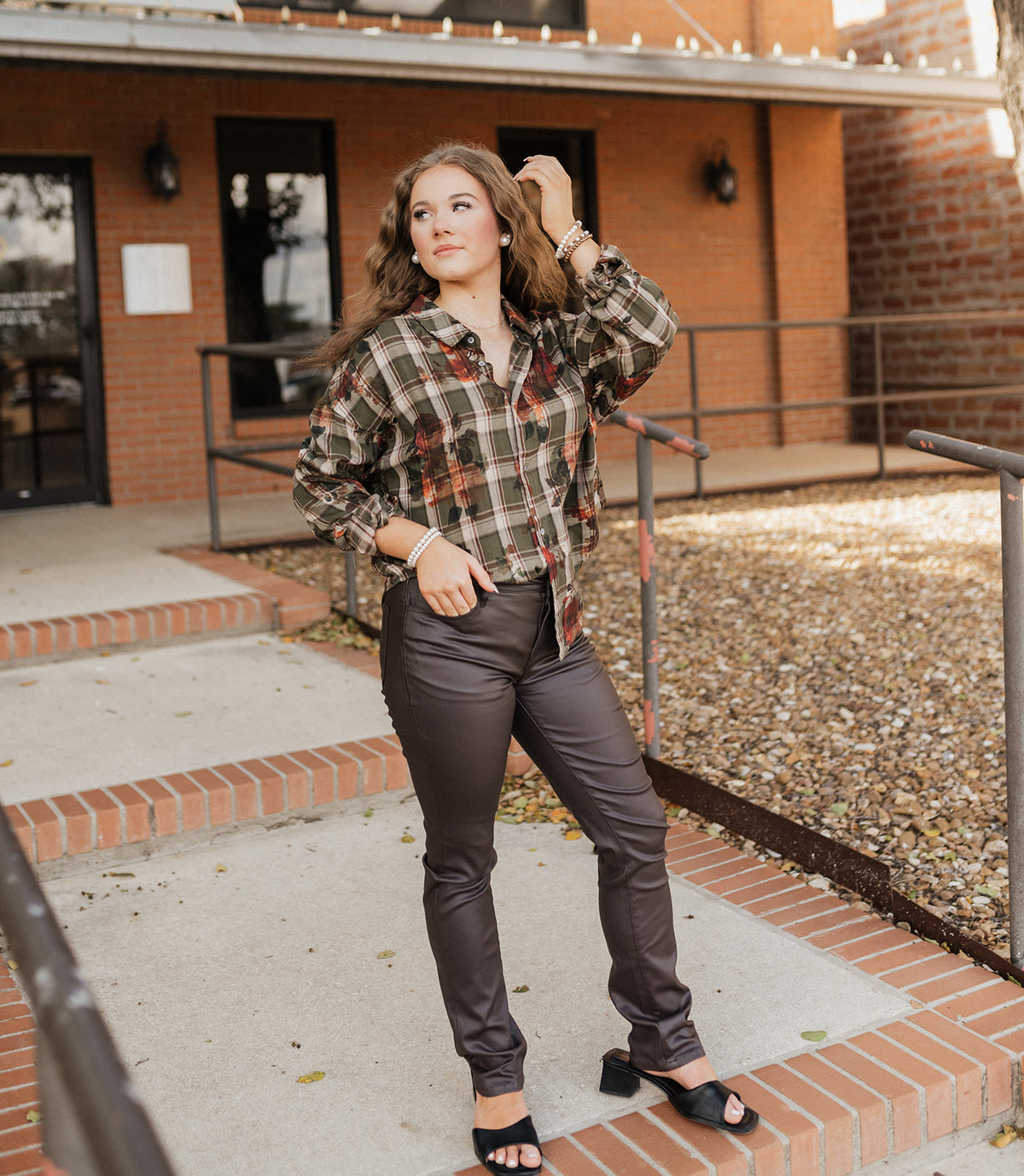 Greenbriar Plaid Adrianna Long Sleeve Shirt