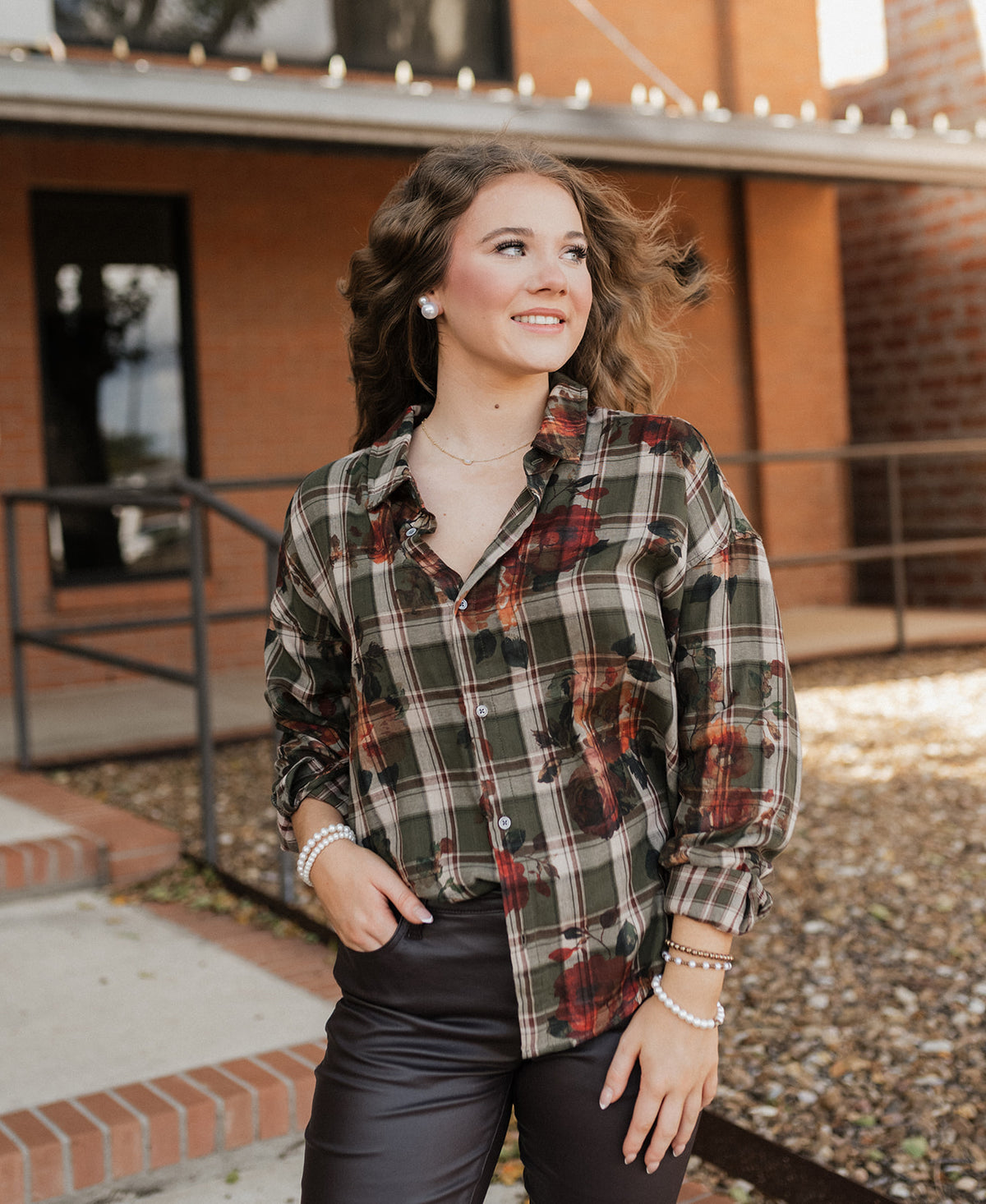 Greenbriar Plaid Adrianna Long Sleeve Shirt