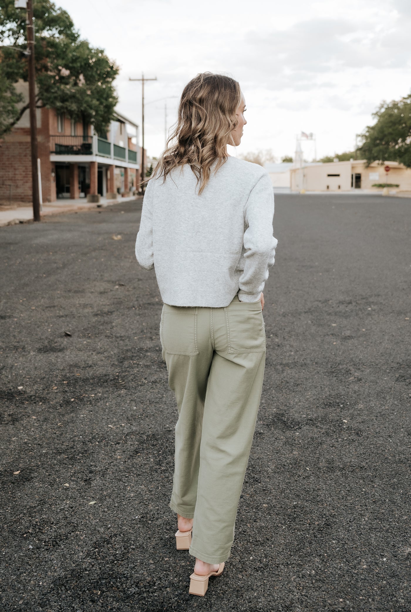 Olive Twill Pants Hunter Green ZP253309S