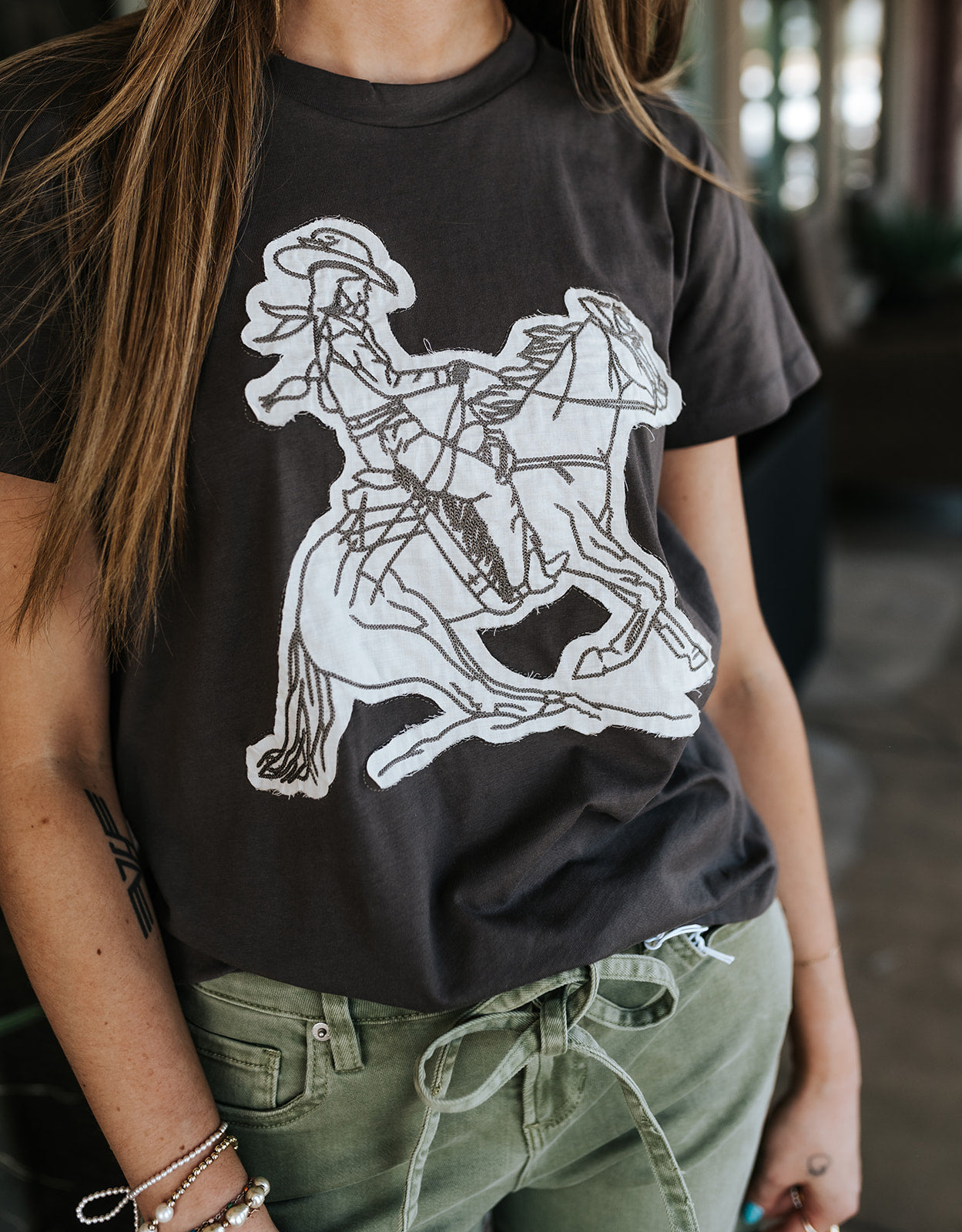 RQ Saddle Up Cowgirl Tee - M2995Q