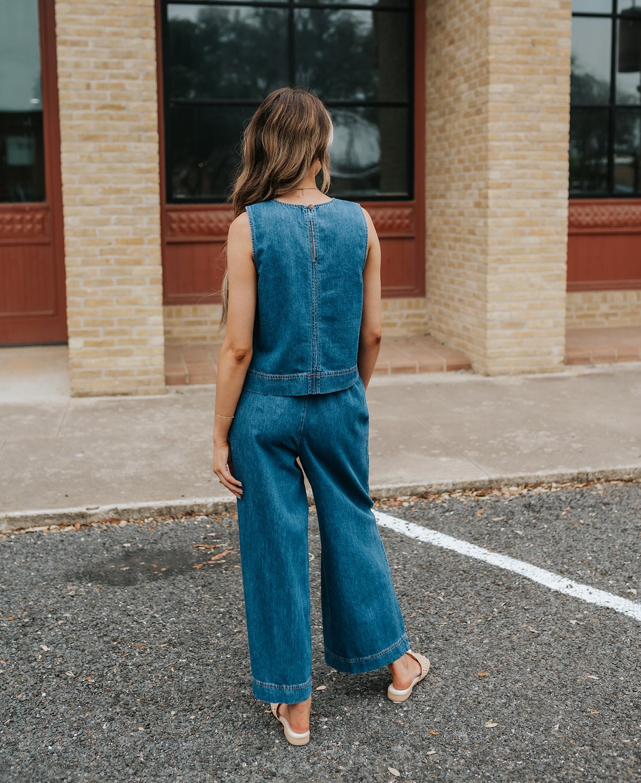 Sun Seeker Denim Tank Deep Water ZT261113