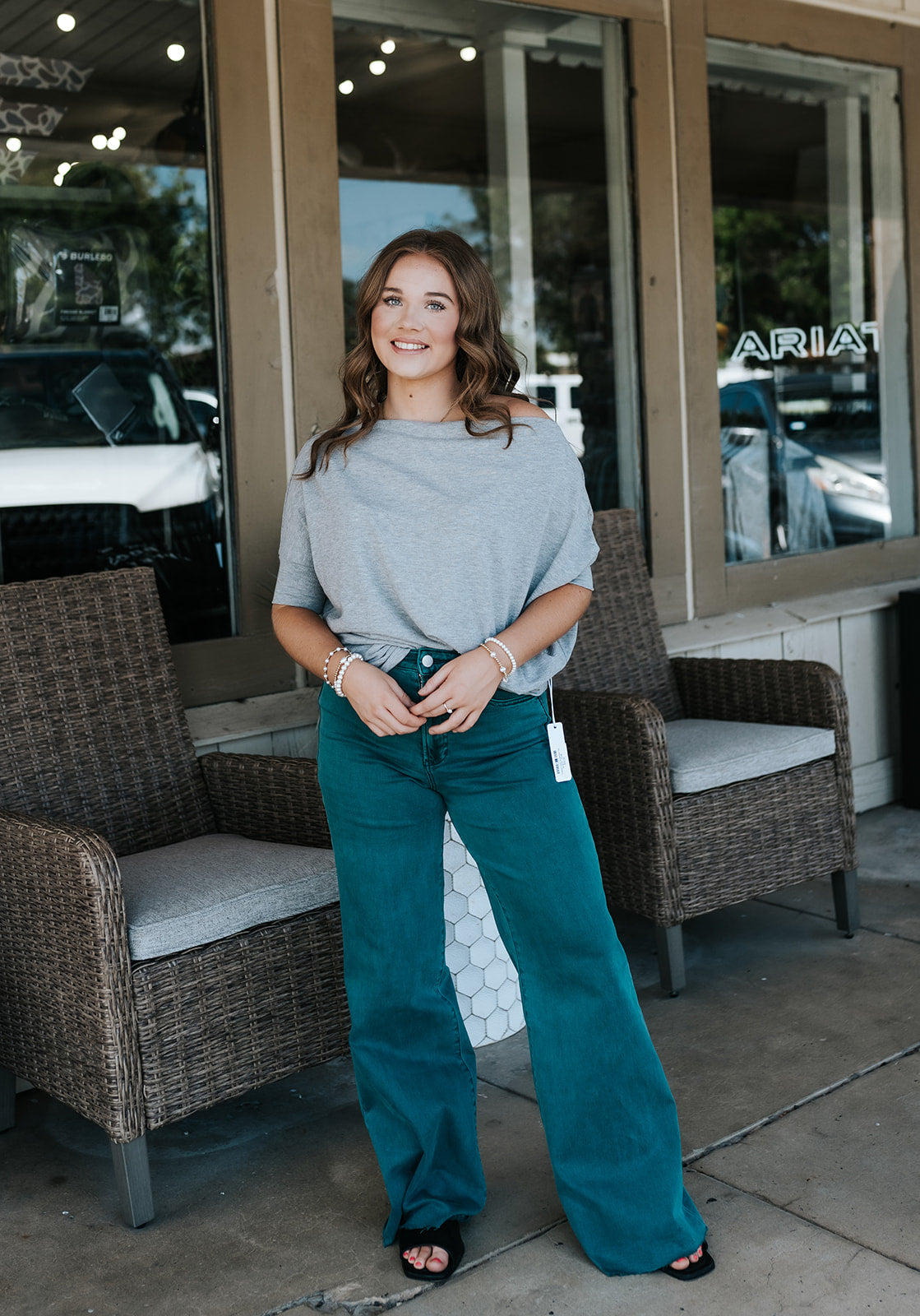 Heather Grey Anywhere Top SF3037