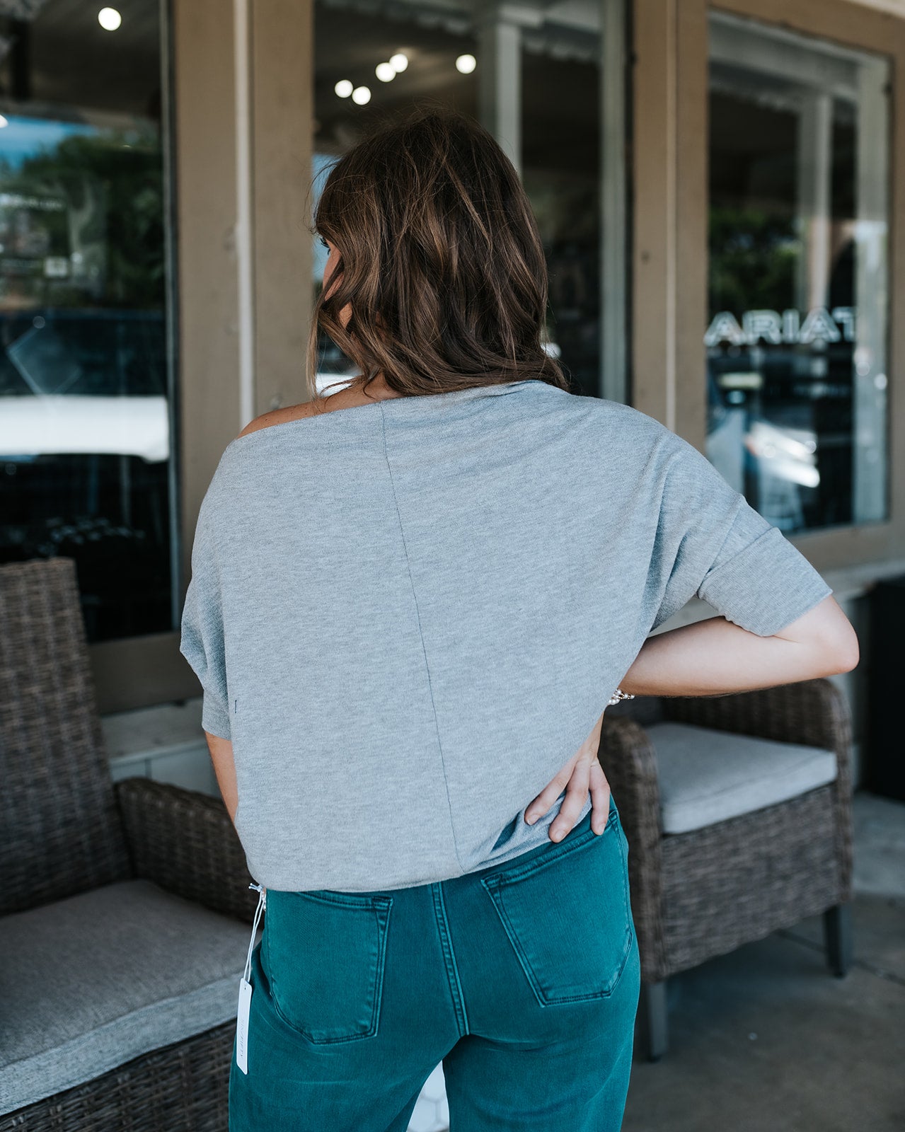 Heather Grey Anywhere Top SF3037