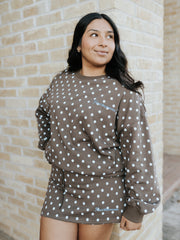 Brown/Blue "Trust the Process" Crew Neck IT6282-1