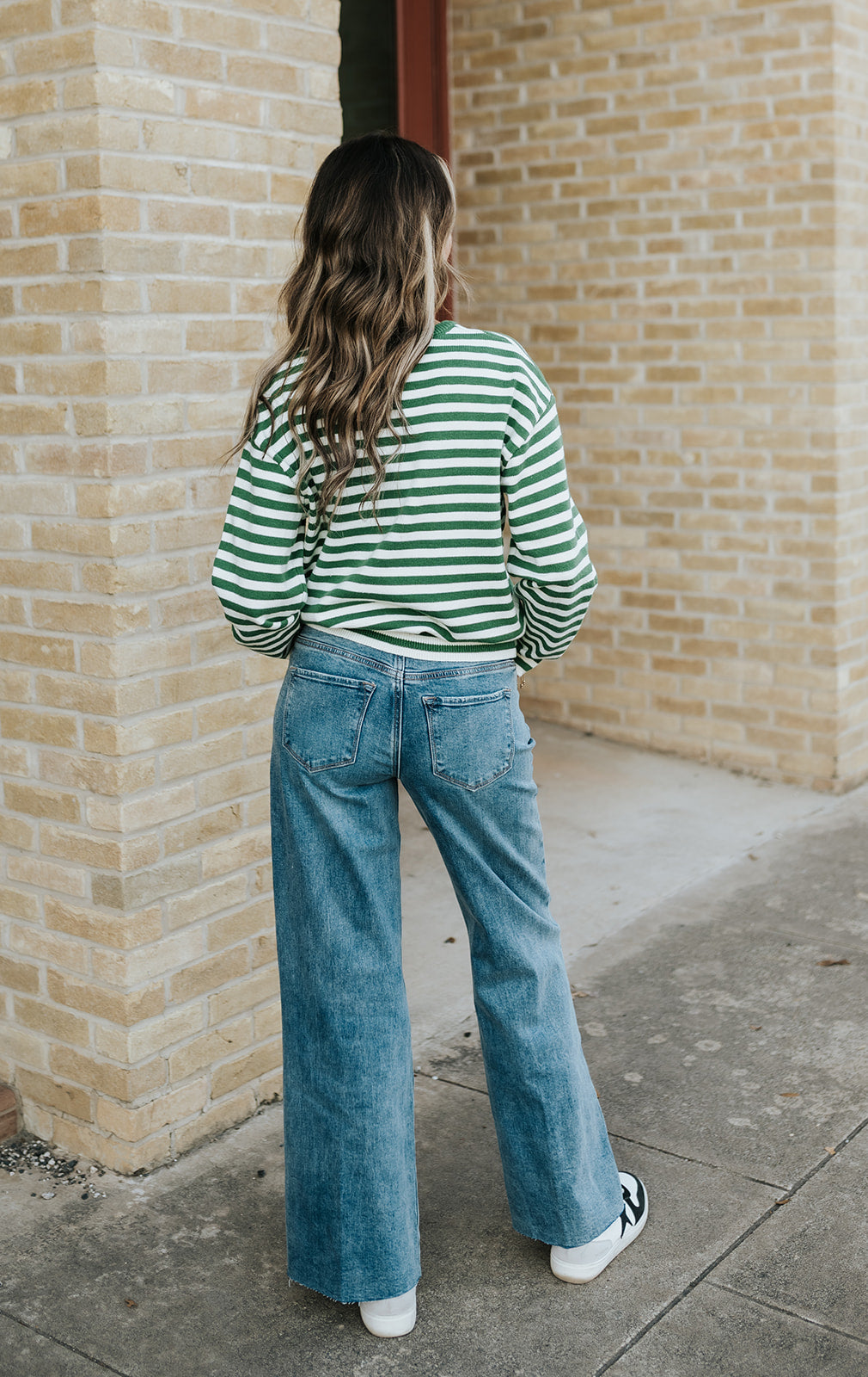 Green/Ivory The Kensley Sweater TAR0719