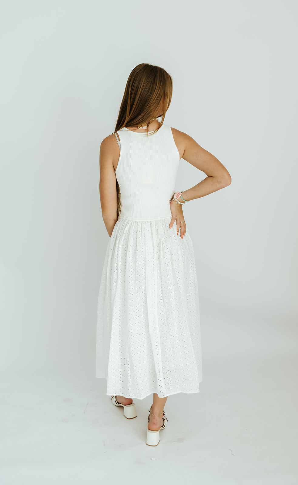 White Maxi Dress EL50217
