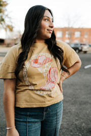 Caramel Cowboy Cocktail Club Hi-Lo Tee 10028-335