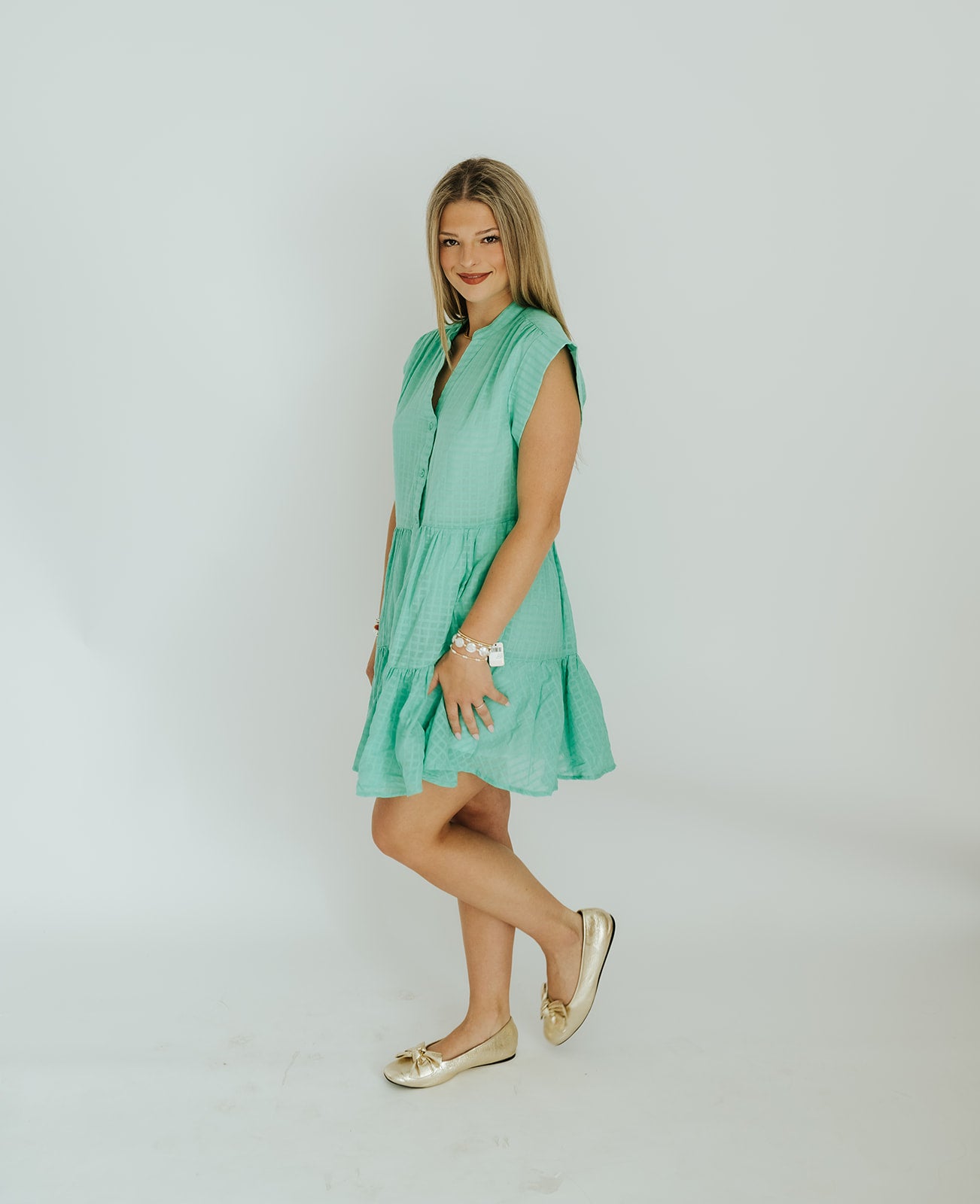 Mint Sleeveless Dress WG50428
