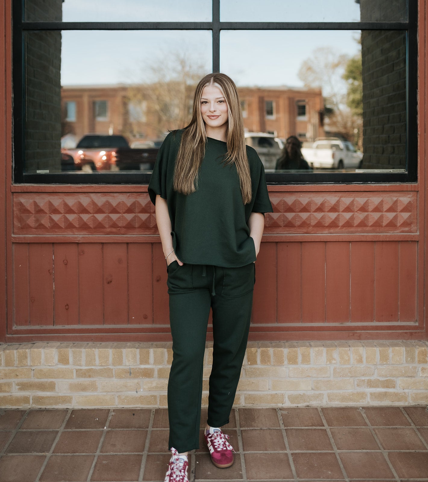 Deep Forrest Malibu Vintage Dolman Top KT5250