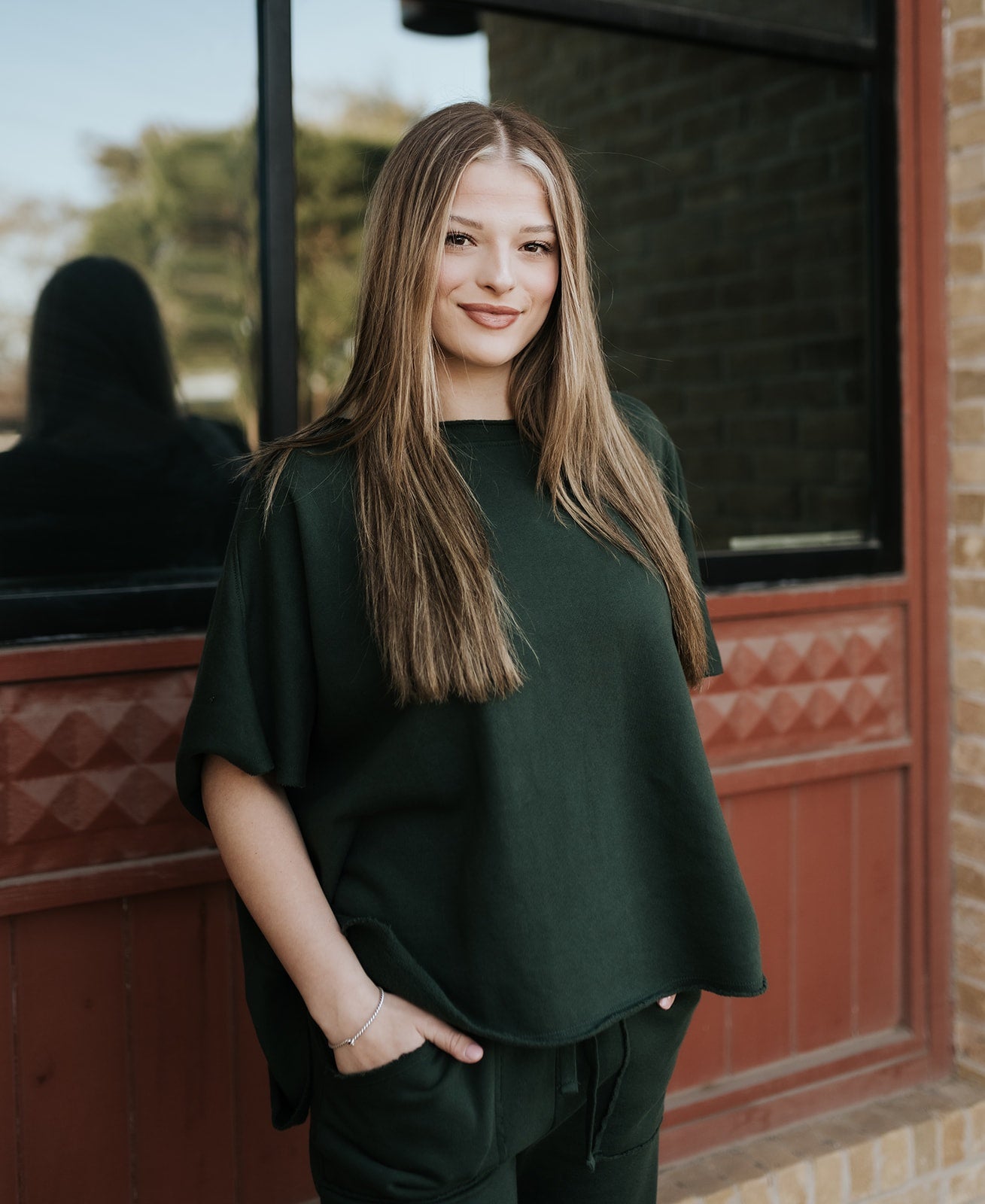 Deep Forrest Malibu Vintage Dolman Top KT5250