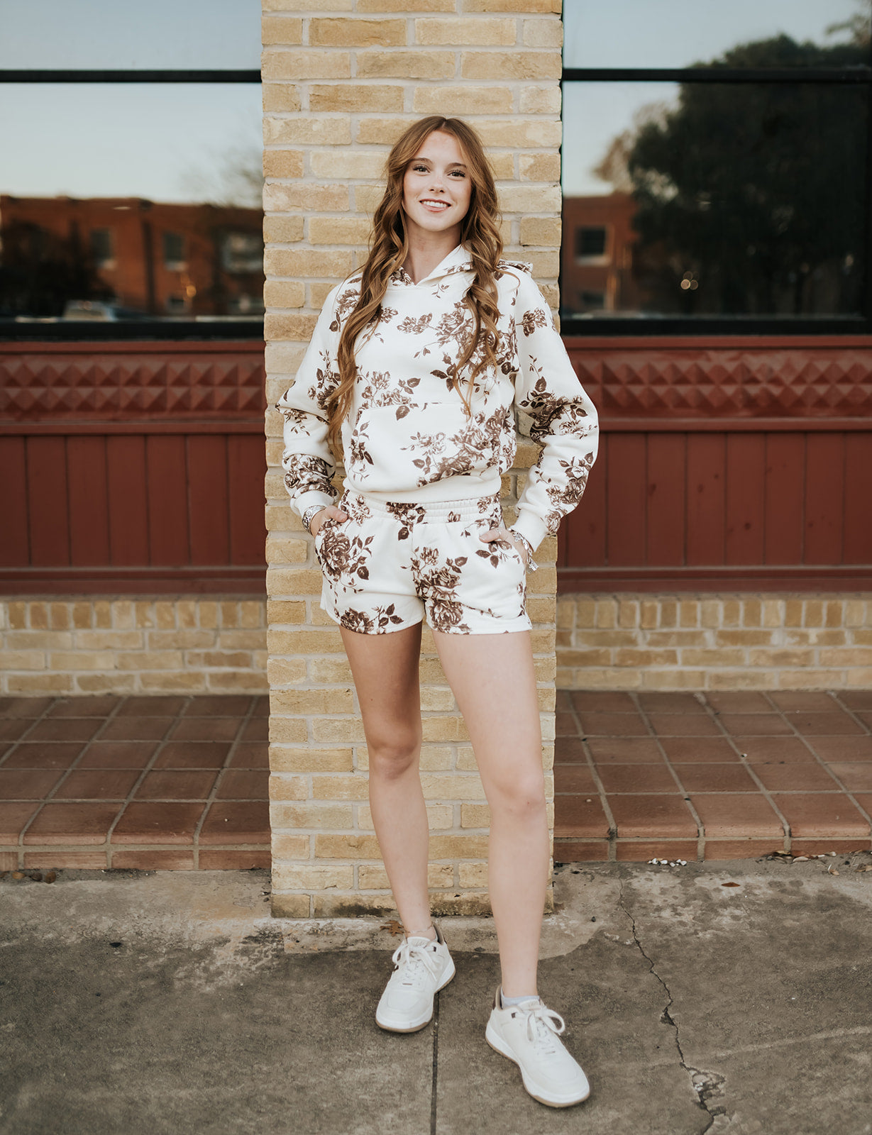 Cream Multi Ida Raglan Sweatshirt PCT911