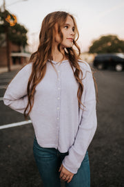 Lavender Lightweight Cardigan TBW237