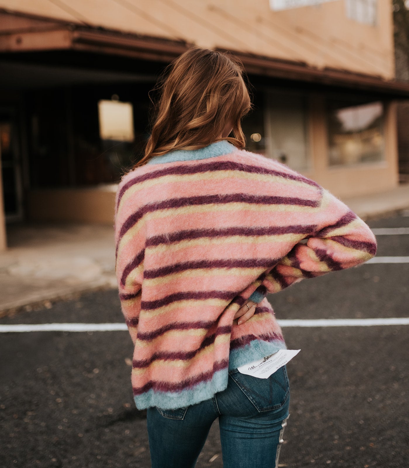 Multi Color Brushed Effect Sweater T5706 – Southern Soule Designs